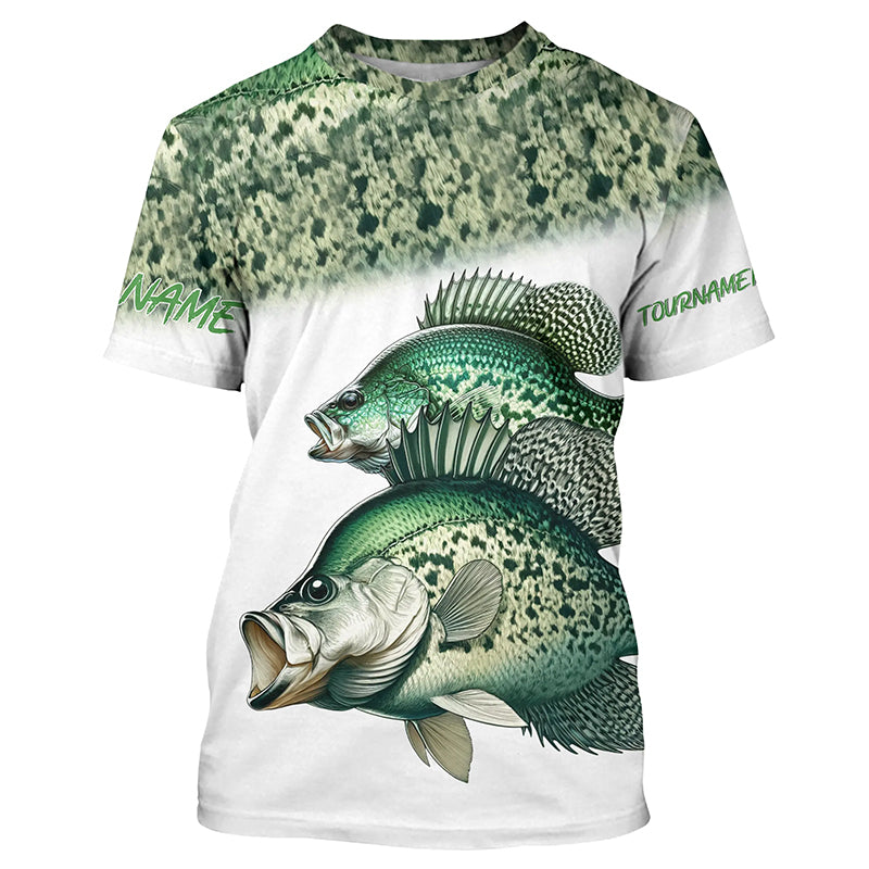Crappie tournament fishing customize name all over print personalized gift NQS178