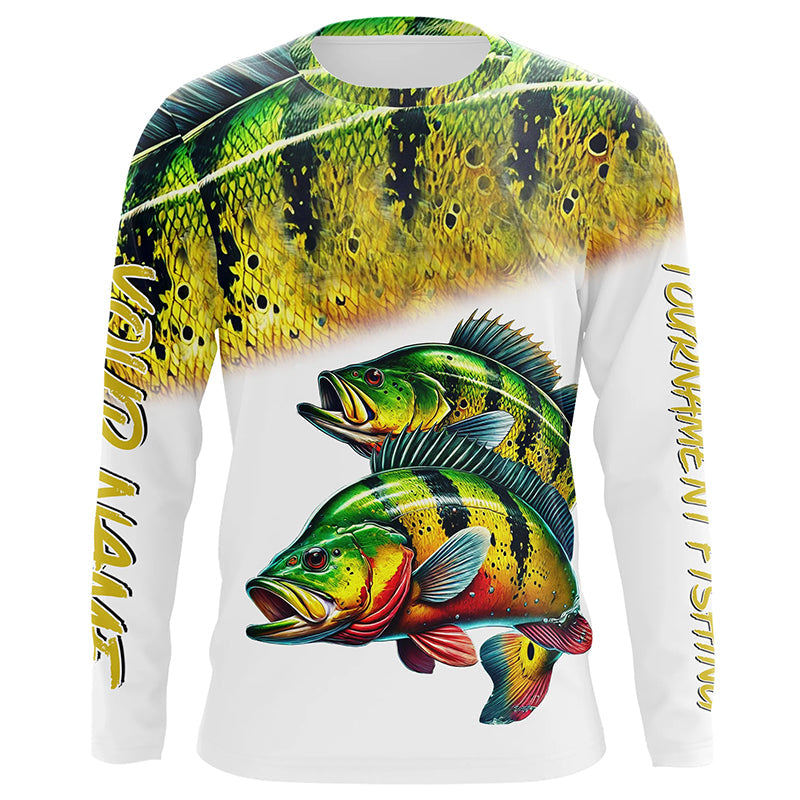 Peacock bass tournament fishing customize name all over print personalized fishing gift NQS181