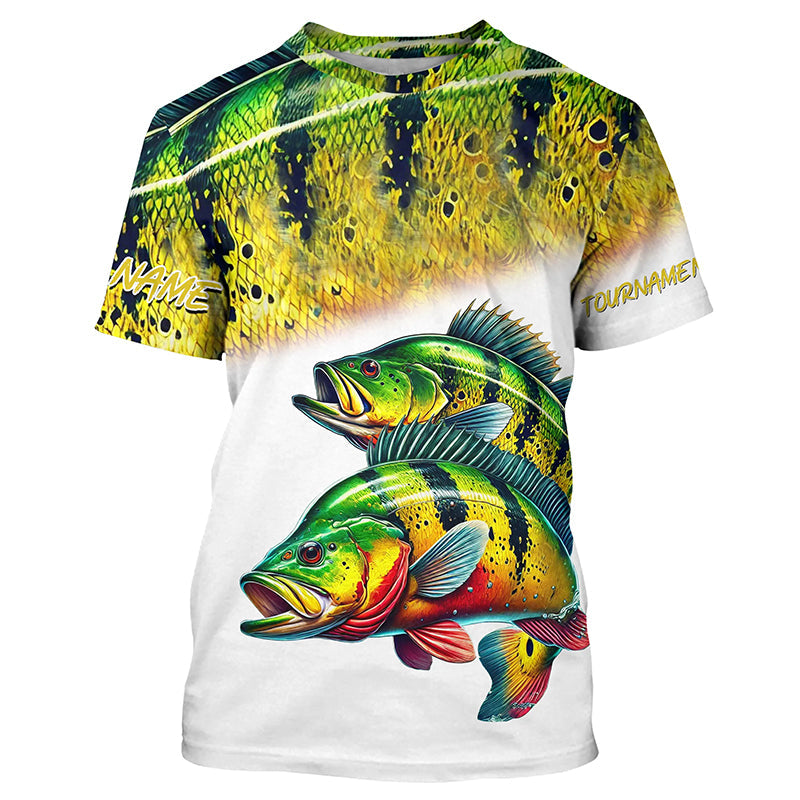 Peacock bass tournament fishing customize name all over print personalized fishing gift NQS181