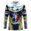 Tuna fishing American flag patriotic Custom Name fishing, women, kid, fishing apparel NQS3285