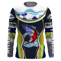 Tuna fishing American flag patriotic Custom Name fishing, women, kid, fishing apparel NQS3285