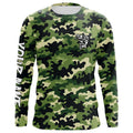 Bass fishing green camouflage Custom bass fishing - personalized camo fishing apparel NQS7568