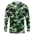 Green camouflage Bass fishing Custom bass fishing - personalized camo fishing apparel NQS7569