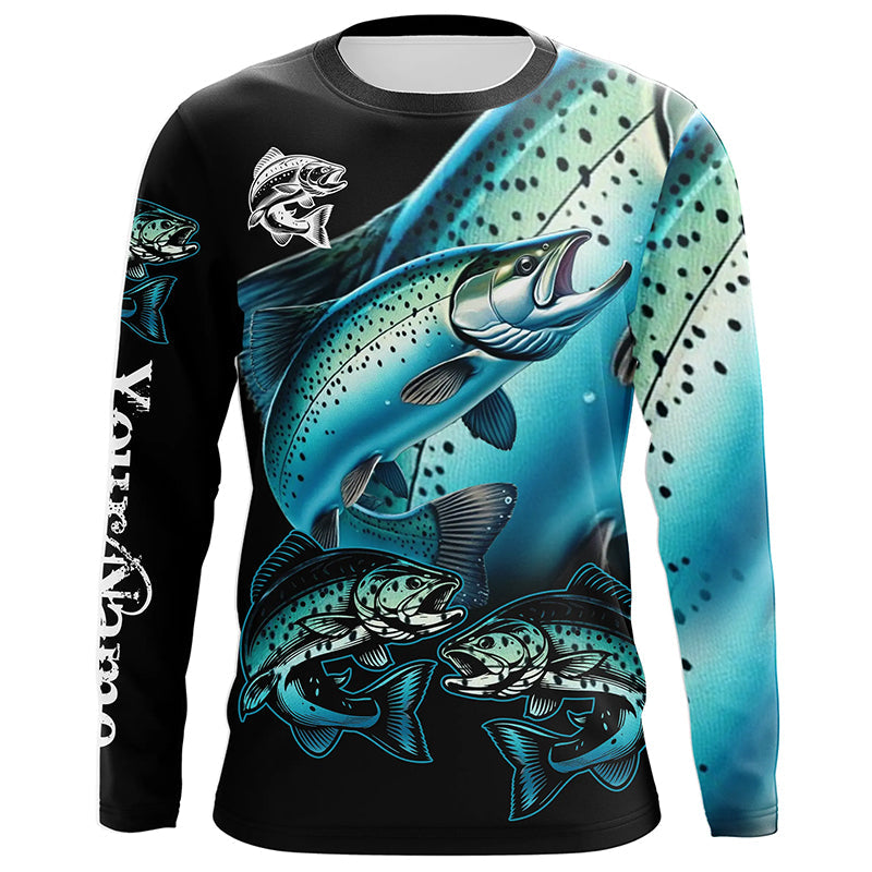 Chinook salmon (King salmon) Fishing Custom long sleeve fishing NQS3866