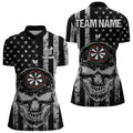 Black and White American Flag Skull Dart, Custom Patriotic Dart NQS9099