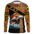 Redfish fishing scales UV protection Custom long sleeve fishing, red drum fishing NQS5394