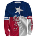 Mahi Mahi, Tuna, Wahoo Saltwater fishing Texas Flag custom name fishing NQS413