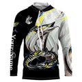 Wahoo saltwater fishing Customize Name UV protection quick dry UPF 30+ long sleeves fishing,gifts for fishing lover NQS2452