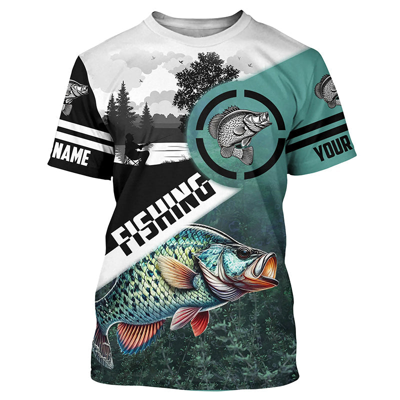 Crappie Fishing Customize Sun protection long sleeve fishing, Personalized Fishing Gifts NQS420