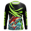Personalized Redfish puppy Long Sleeve Fishing, Red drum Tournament Fishing | Green NQS7425