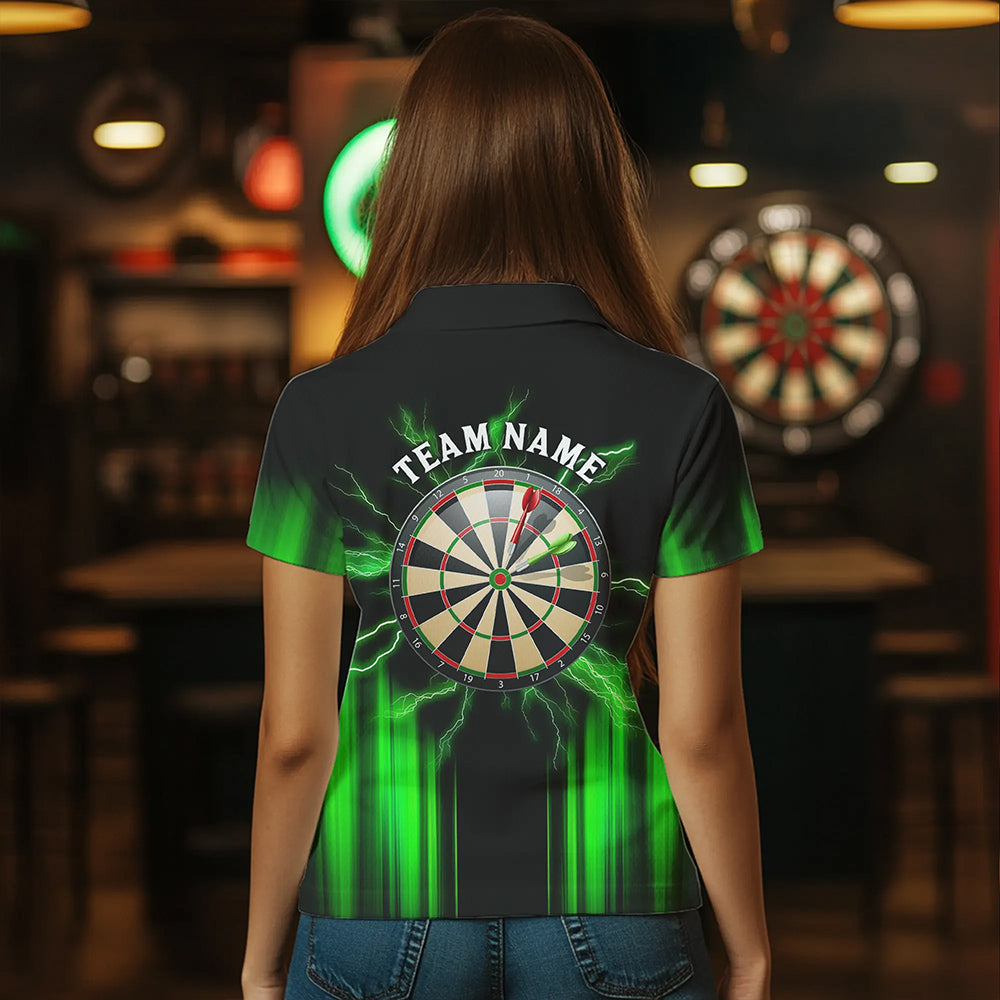 Black and Green Light Dart, Custom Dart For Team NQS9332
