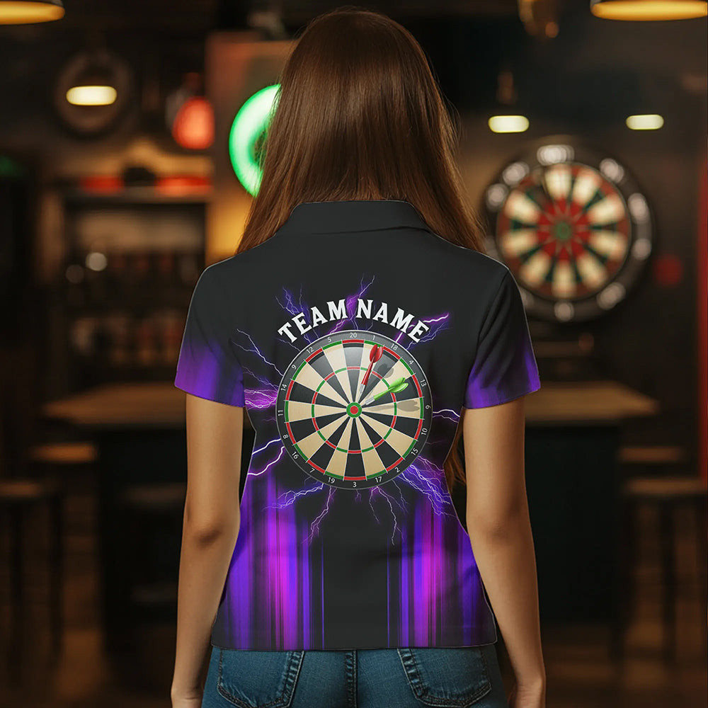 Black and Purple Light Darts, Custom Darts For Team NQS9334
