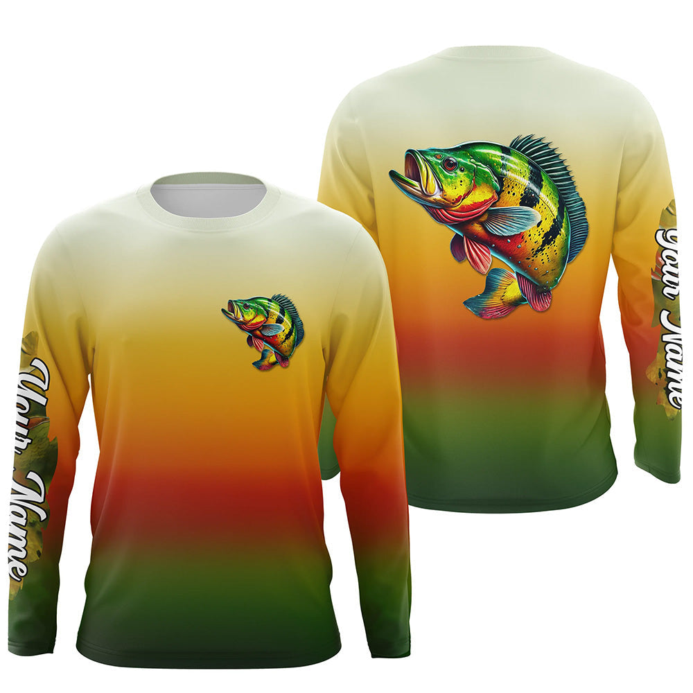 Peacock bass fishing Custom Name sun protection fishing, Peacock bass fishing tournament NQS5683
