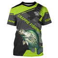 Personalized Crappie Fishing, Crappie Long Sleeve Fishing Tournament | Green NQS7780