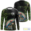 Rainbow Trout fishing camouflage Custom performance long sleeve Fishing, Trout Fishing