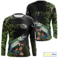 Musky fishing camouflage Custom performance long sleeve Fishing, Muskellunge Fishing