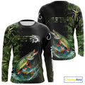 Northern Pike fishing camouflage Custom performance long sleeve Fishing, Pike Fishing