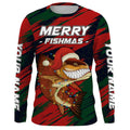 Personalized funny Christmas Redfish Fishing, Mery fishmas Fishing gift, women, kid NQS6817