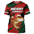 Personalized funny Christmas Redfish Fishing, Mery fishmas Fishing gift, women, kid NQS6817