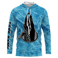 Ice fishing for northern pike winter camo pike fish clothing Custom name UV protection performance fishing gift for fisherman NQS2595