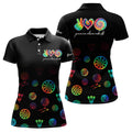 Personalized Colorful tie dye Black Camo Darts Custom Peace Love Darts Team NQS9484