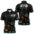 Personalized Colorful tie dye Black Camo Darts Custom Peace Love Darts Team NQS9484
