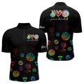Personalized Colorful tie dye Black Camo Darts Custom Peace Love Darts Team NQS9484