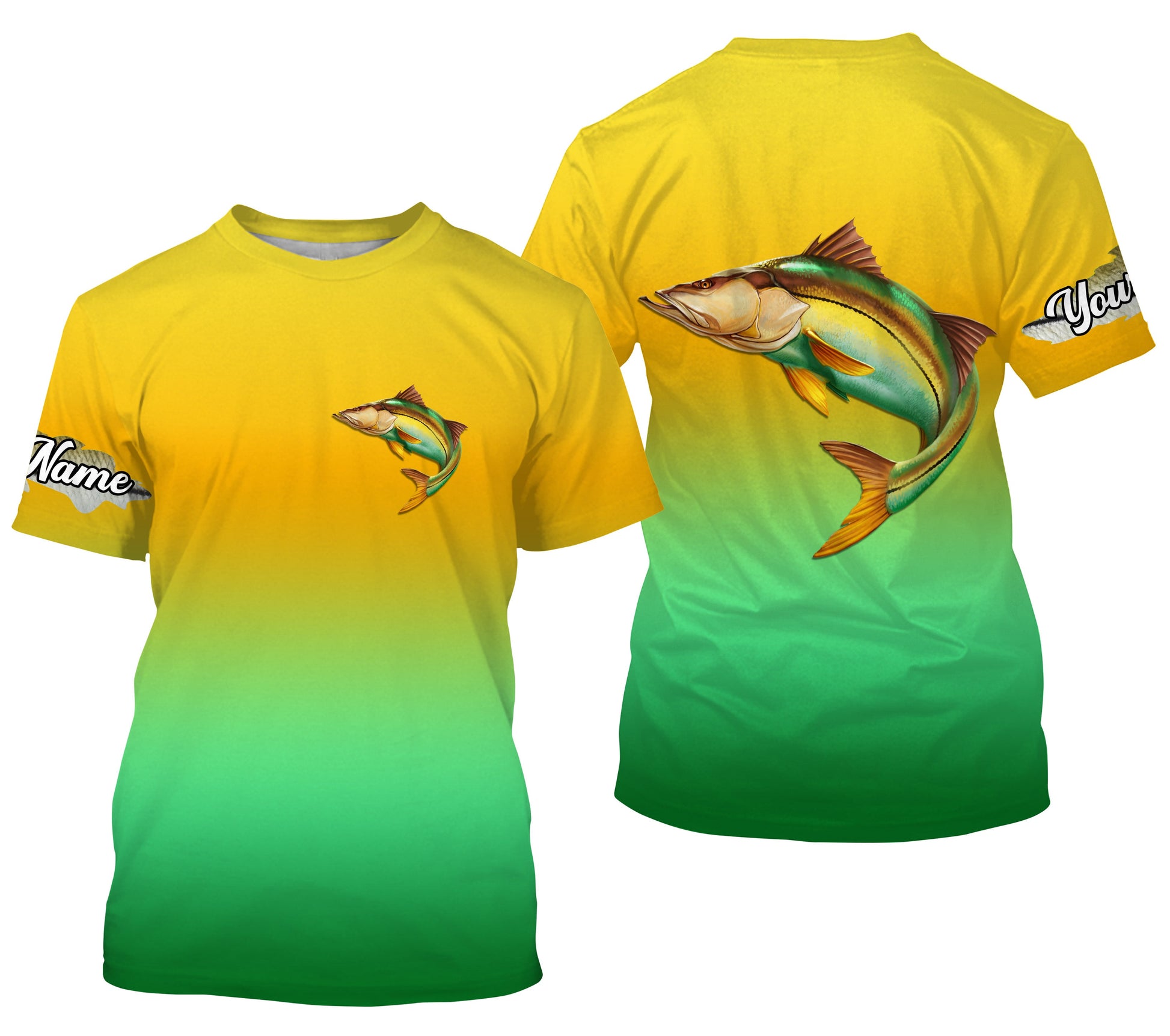 Snook fishing Custom Name UV protection fishing, saltwater fishing tournament NQS3169