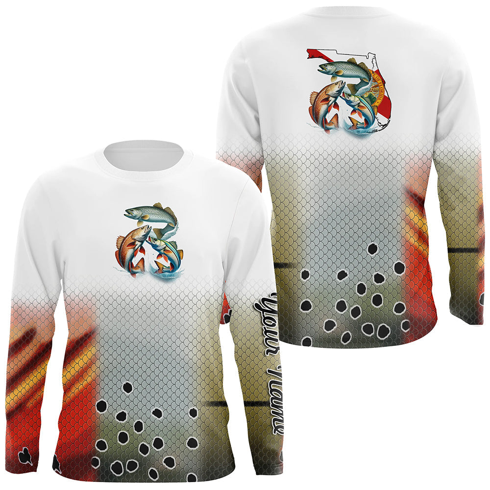 Inshore Slam Snook, Redfish, Speckled Trout fishing Florida custom 3D All Over print NQS557