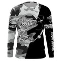 Perch Ice fishing winter camo custom name sun protection long sleeve fishing, Perch NQS4093