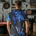 Black and White American Flag Skull Darts Blue Camo Darts Custom Team Darts NQS9653