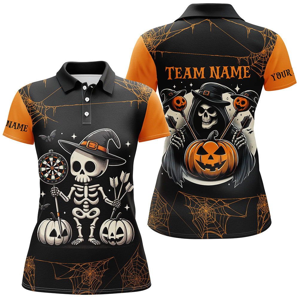 Funny Skeleton Halloween Darts Custom Halloween Gifts For Darts Player