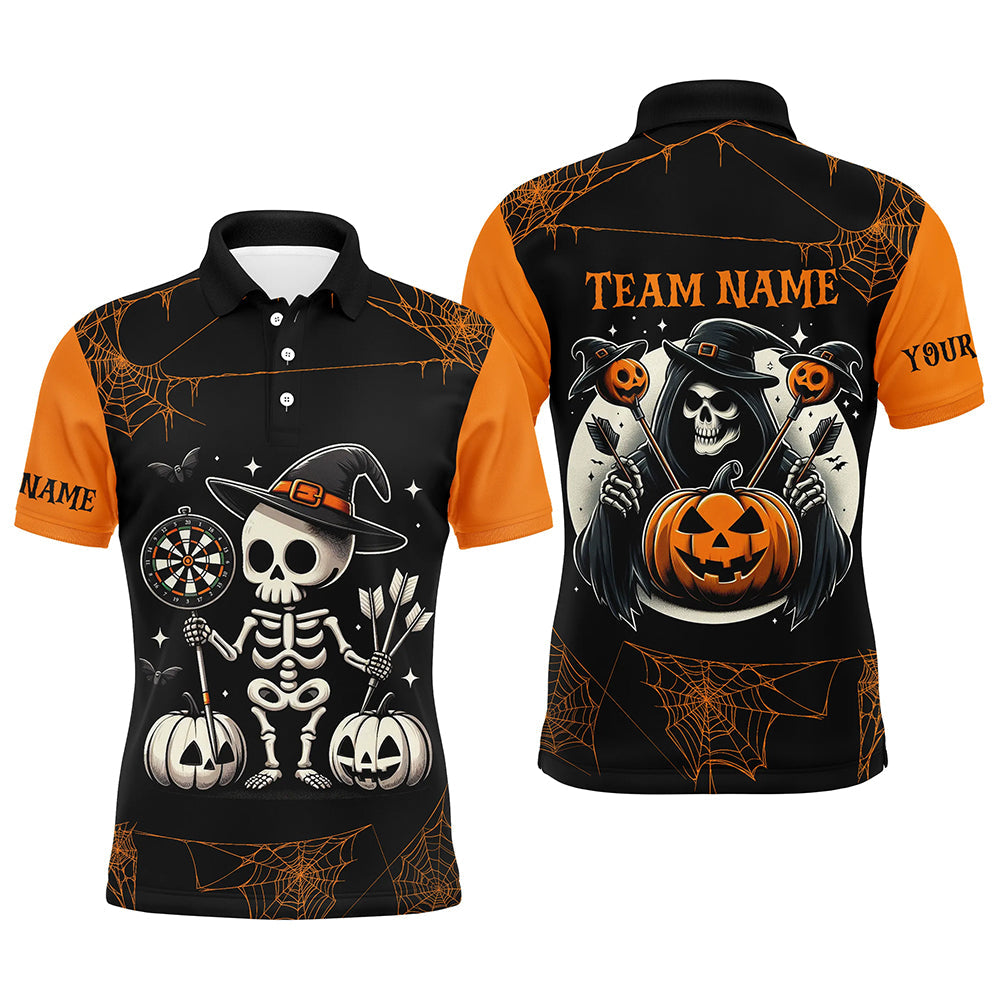 Funny Skeleton Halloween Darts Custom Halloween Gifts For Darts Player