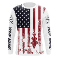 American Flag Walleye Ice Fishing Custom Patriotic Fishing For Fisherman NQS9159