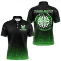 Black and Green glitter Lucky Darts Custom St Patrick Day Darts for Team NQS9363