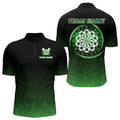 Black and Green glitter Lucky Darts Custom St Patrick Day Darts for Team NQS9363