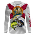 Florida saltwater fishing Mahi mahi, wahoo, tuna custom Long Sleeve Fishing NQS979
