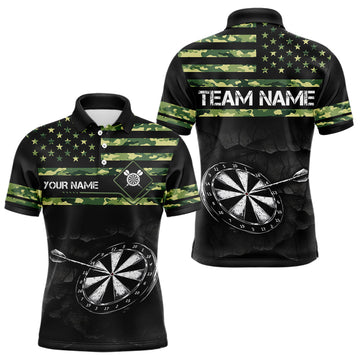 Green camo American Flag Dart, Custom Patriotic Darts Team NQS9519