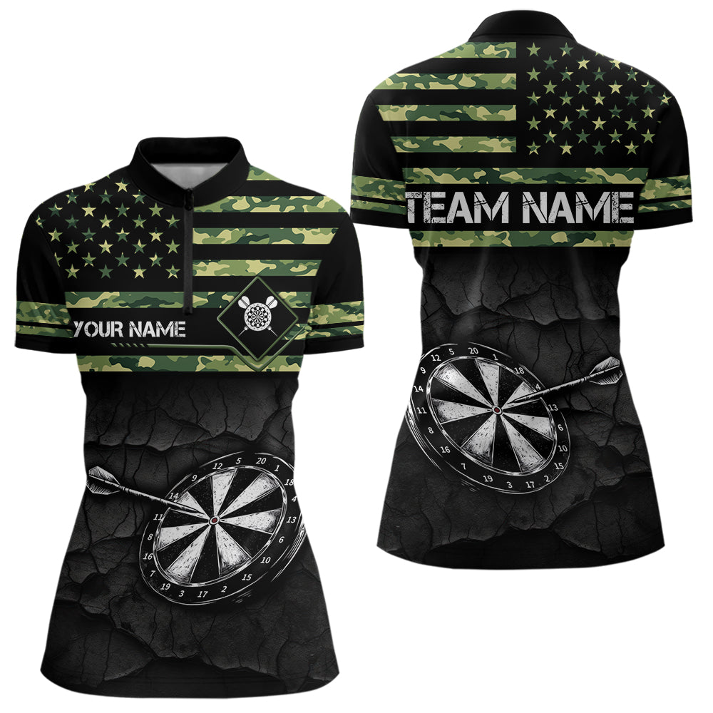 Green camo American Flag Dart, Custom Patriotic Darts Team NQS9519
