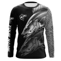 Walleye Fishing scales Custom 3D sun protection Performance long sleeve fishing NQS4908