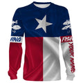 Texas Slam Redfish Puppy Drum, Speckled Trout, Flounder Texas State Flag Customize Name All Over Printed NQS444