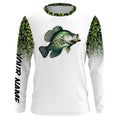 Crappie Fishing green scales 3D All Over print personalized fishing apparel NQS575