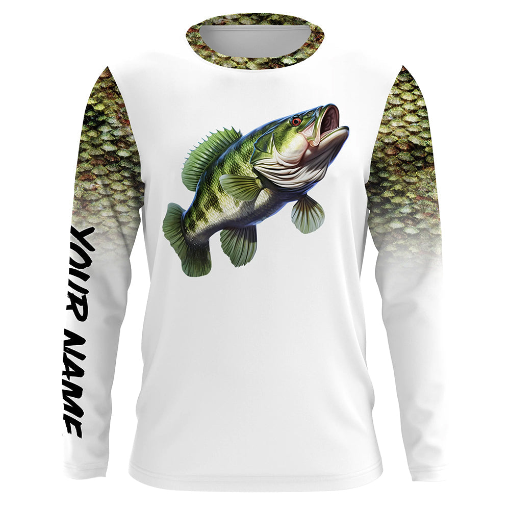 Largemouth Bass Fishing 3D All Over print personalized fishing apparel NQS576