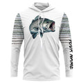 Striped bass Fishing scales Custom long sleeve Fishing, personalized Striper fishing apparel NQS581