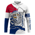 Trouts fly fishing in Missouri Custom Name UV sun protection UPF 30+ performance fly fishing NQS3596