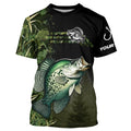Crappie fishing camouflage Custom long sleeve Fishing, women, Crappie Fishing NQS4124