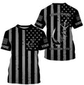 Gone fishing catch you later American flag Patriot fish hook Performance fishing NQS2502