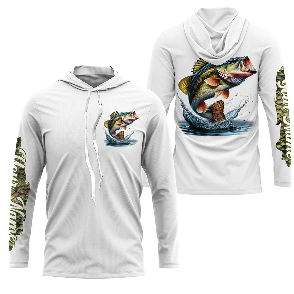 Largemouth Bass fishing Custom name Long sleeve Fishing, Bass Fishing NQS4340