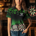 Green Shamrock Darts Board pattern Lucky Darts Custom St Patrick Day Team Darts NQS9389
