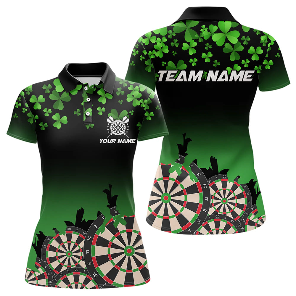 Green Shamrock Darts Board pattern Lucky Darts Custom St Patrick Day Team Darts NQS9389